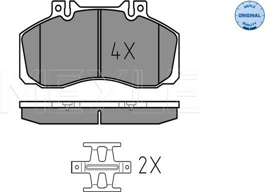 Meyle 025 298 3521 - Set placute frana,frana disc aaoparts.ro