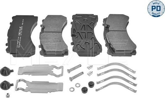 Meyle 025 292 4436/PD - Set placute frana,frana disc aaoparts.ro