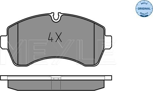 Meyle 025 292 0020 - Set placute frana,frana disc aaoparts.ro