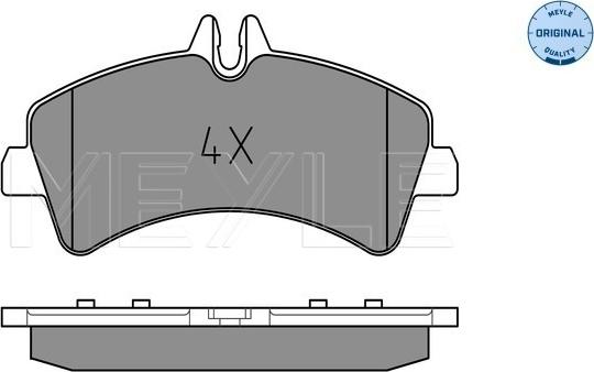 Meyle 025 292 1720 - Set placute frana,frana disc aaoparts.ro