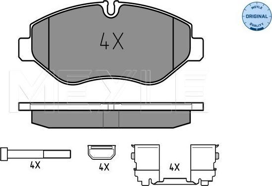 Meyle 025 292 2920 - Set placute frana,frana disc aaoparts.ro