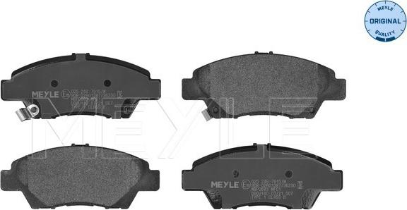 Meyle 025 249 7915/W - Set placute frana,frana disc aaoparts.ro