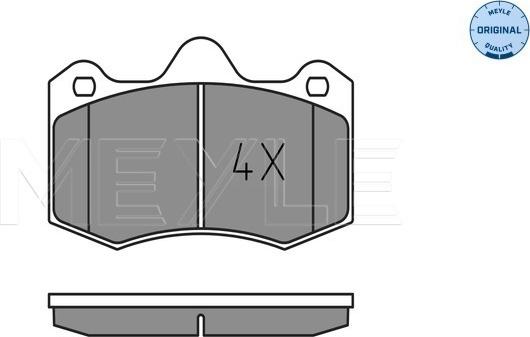 Meyle 025 249 7417 - Set placute frana,frana disc aaoparts.ro