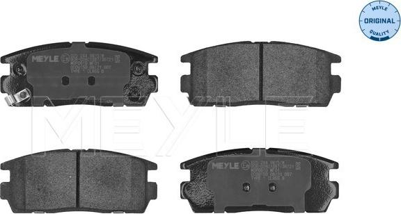 Meyle 025 244 9815/W - Set placute frana,frana disc aaoparts.ro