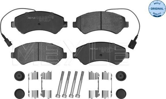 Meyle 025 244 6619/W2 - Set placute frana,frana disc aaoparts.ro