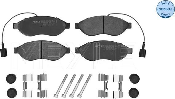 Meyle 025 244 6819/W1 - Set placute frana,frana disc aaoparts.ro