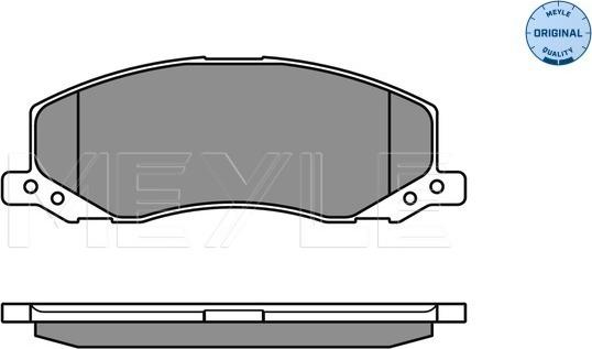 Meyle 025 244 1817/W - Set placute frana,frana disc aaoparts.ro