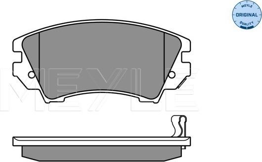 Meyle 025 244 1219/W - Set placute frana,frana disc aaoparts.ro