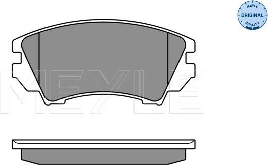 Meyle 025 244 1219/W - Set placute frana,frana disc aaoparts.ro