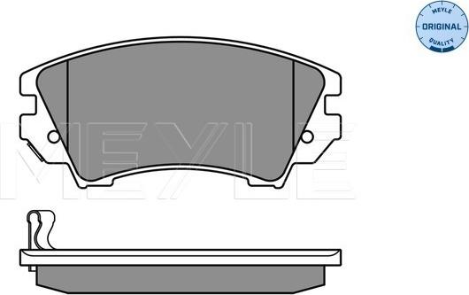 Meyle 025 244 1219/W - Set placute frana,frana disc aaoparts.ro