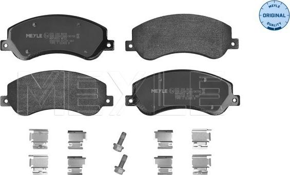 Meyle 025 244 8418 - Set placute frana,frana disc aaoparts.ro