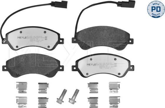 Meyle 025 244 8518/PD - Set placute frana,frana disc aaoparts.ro