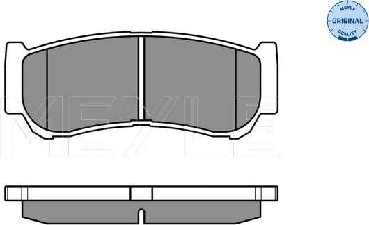 Meyle 025 244 8816/W - Set placute frana,frana disc aaoparts.ro