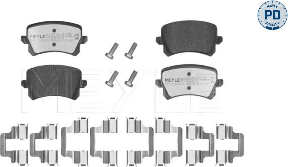 Meyle 025 244 8317/PD - Set placute frana,frana disc aaoparts.ro