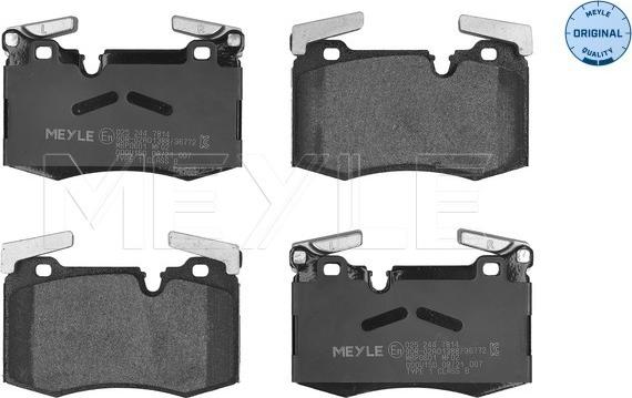 Meyle 025 244 7814 - Set placute frana,frana disc aaoparts.ro