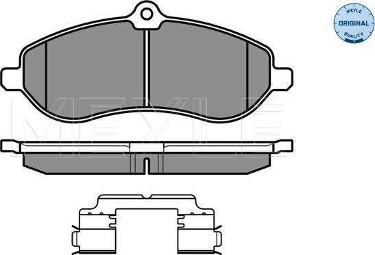 Meyle 025 245 9518/W - Set placute frana,frana disc aaoparts.ro