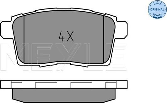 Meyle 025 245 4517 - Set placute frana,frana disc aaoparts.ro