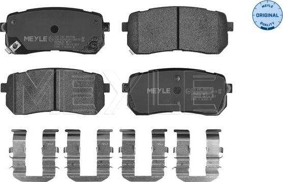 Meyle 025 245 5915/W - Set placute frana,frana disc aaoparts.ro