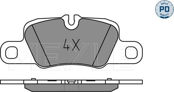 Meyle 025 245 5416/PD - Set placute frana,frana disc aaoparts.ro