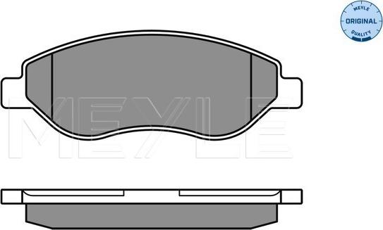 Meyle 025 245 5019/W - Set placute frana,frana disc aaoparts.ro