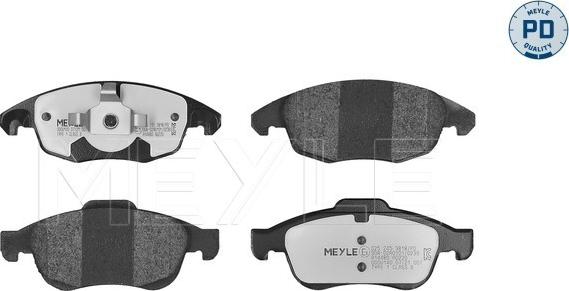 Meyle 025 245 3818/PD - Set placute frana,frana disc aaoparts.ro