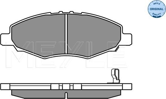 Meyle 025 245 2316/W - Set placute frana,frana disc aaoparts.ro