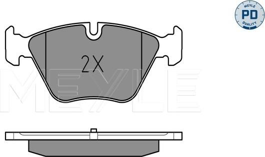 Meyle 025 246 9719/PD - Set placute frana,frana disc aaoparts.ro