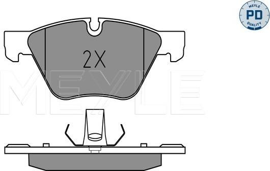 Meyle 025 246 9719/PD - Set placute frana,frana disc aaoparts.ro