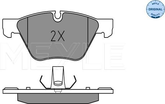 Meyle 025 246 9719 - Set placute frana,frana disc aaoparts.ro