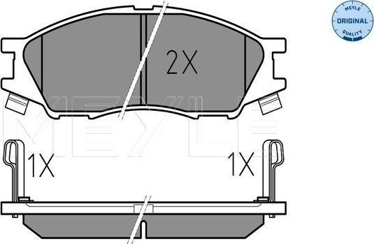 Meyle 025 246 4815/W - Set placute frana,frana disc aaoparts.ro