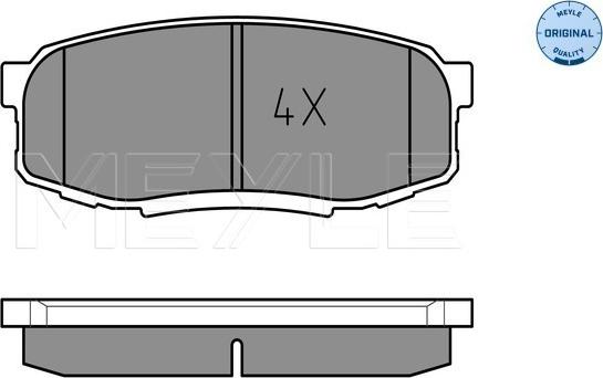 Meyle 025 246 5317 - Set placute frana,frana disc aaoparts.ro