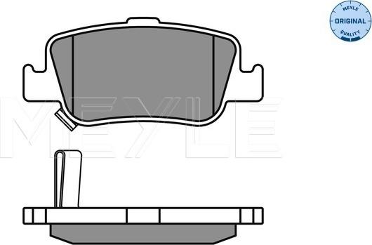 Meyle 025 246 6415/W - Set placute frana,frana disc aaoparts.ro