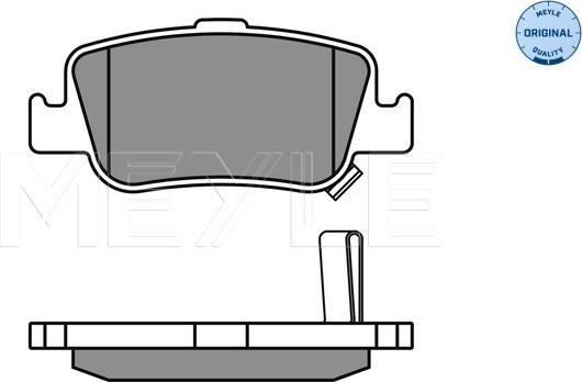 Meyle 025 246 6415/W - Set placute frana,frana disc aaoparts.ro