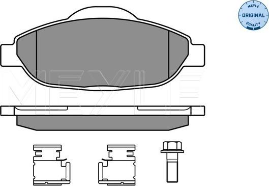 Meyle 025 246 6017 - Set placute frana,frana disc aaoparts.ro