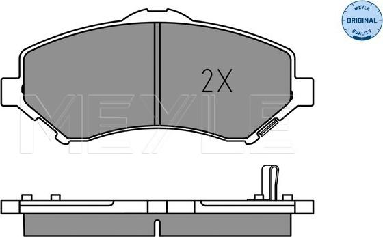 Meyle 025 246 0417 - Set placute frana,frana disc aaoparts.ro