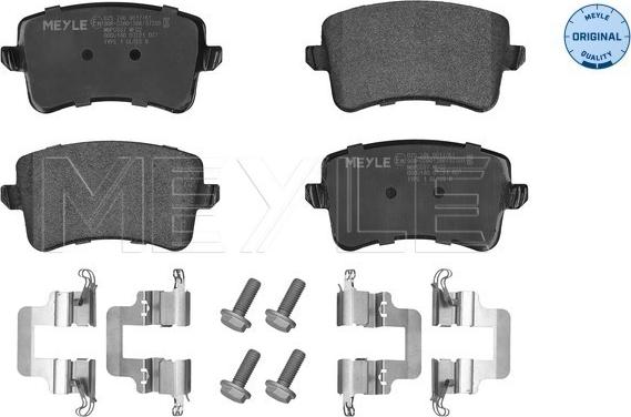 Meyle 025 246 0617/K1 - Set placute frana,frana disc aaoparts.ro