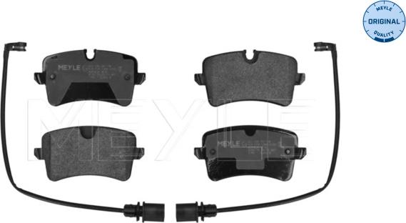 Meyle 025 246 0617/W - Set placute frana,frana disc aaoparts.ro