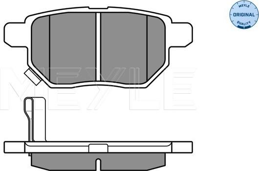 Meyle 025 246 1015/W - Set placute frana,frana disc aaoparts.ro