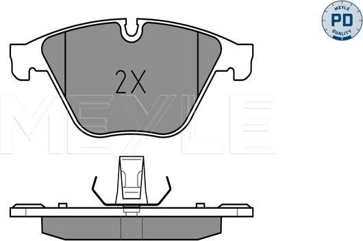 Meyle 025 246 8820/PD - Set placute frana,frana disc aaoparts.ro