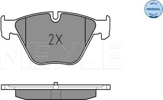 Meyle 025 246 8820 - Set placute frana,frana disc aaoparts.ro