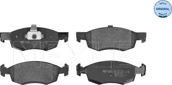 Meyle 025 246 7318 - Set placute frana,frana disc aaoparts.ro