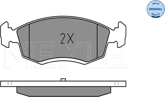 Meyle 025 246 7318 - Set placute frana,frana disc aaoparts.ro