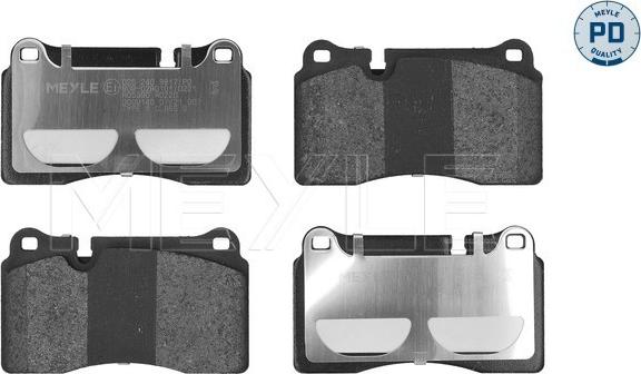 Meyle 025 240 9817/PD - Set placute frana,frana disc aaoparts.ro