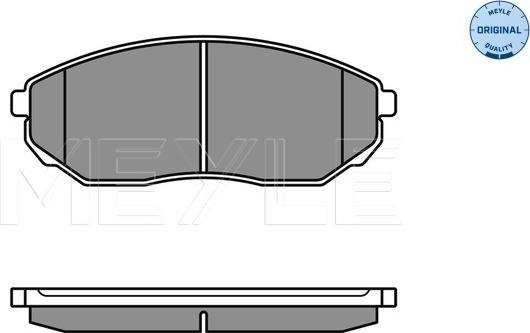 Meyle 025 240 9217/W - Set placute frana,frana disc aaoparts.ro