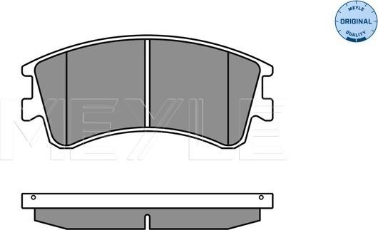 Meyle 025 240 4618/W - Set placute frana,frana disc aaoparts.ro