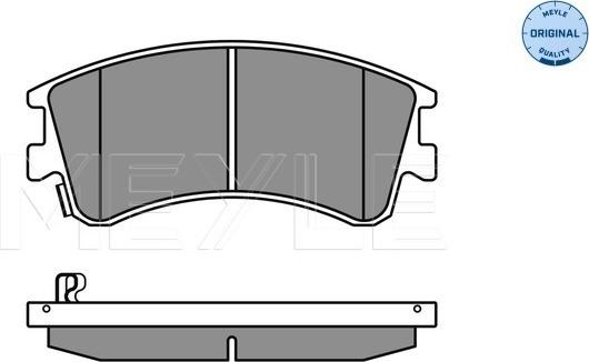 Meyle 025 240 4618/W - Set placute frana,frana disc aaoparts.ro