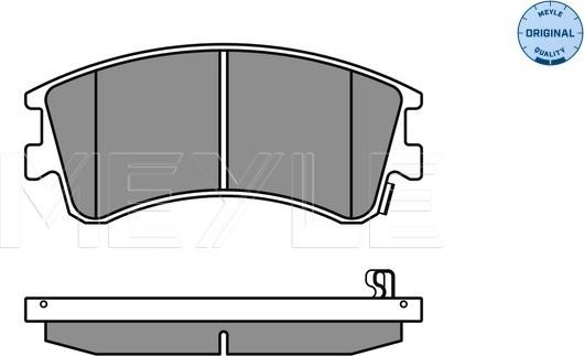 Meyle 025 240 4618/W - Set placute frana,frana disc aaoparts.ro