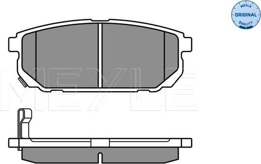 Meyle 025 240 5815/W - Set placute frana,frana disc aaoparts.ro