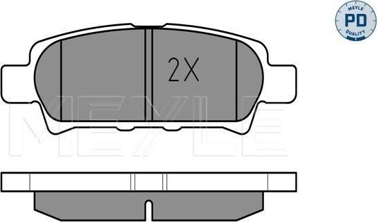 Meyle 025 240 1416/PD - Set placute frana,frana disc aaoparts.ro