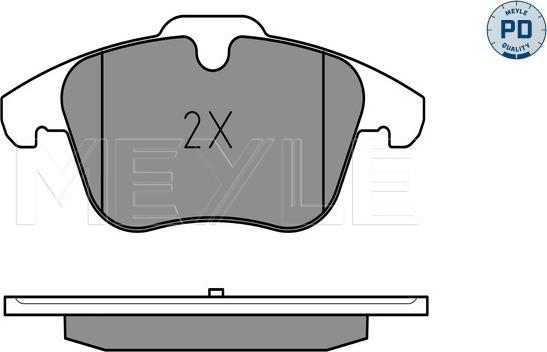 Meyle 025 240 8418/PD - Set placute frana,frana disc aaoparts.ro